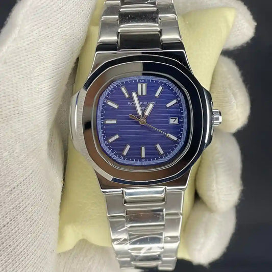 Patek Philippe Nautilus Dial Blue - Bold Look Everyday Comfort