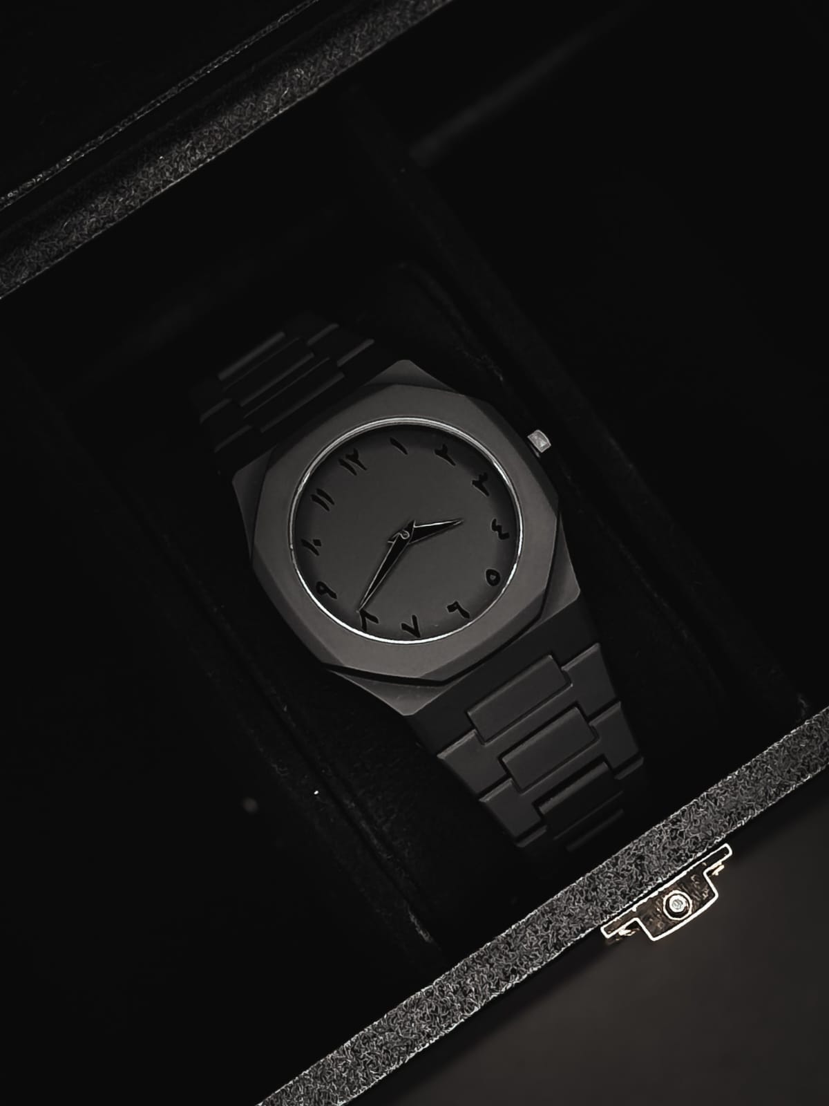 Modern Black Arabic Aura